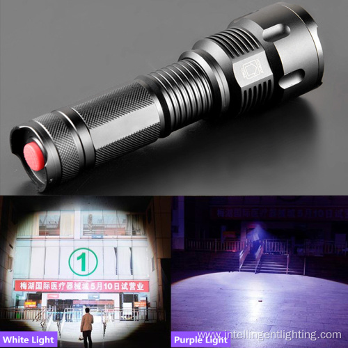 UV Flashlight 2in1 Led Flashlight High Lumens Handheld